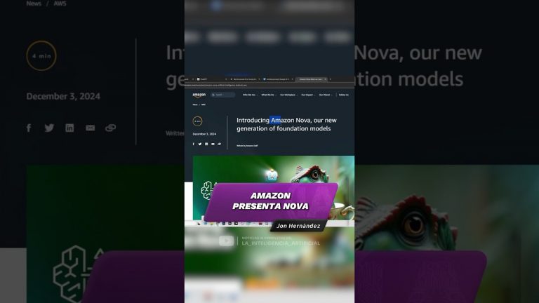 Amazon presenta su nuevo modelo multimodal | #ia #amazon #chatgpt
