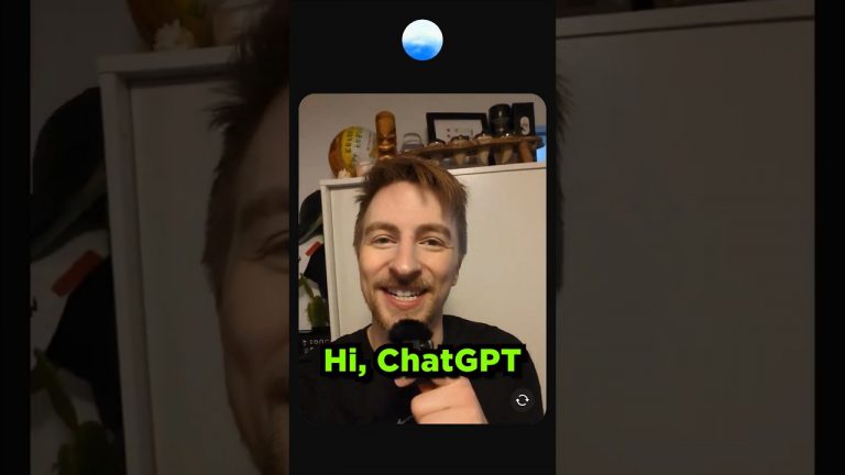 CHATGPT CAN SEE with VIDEO NOW