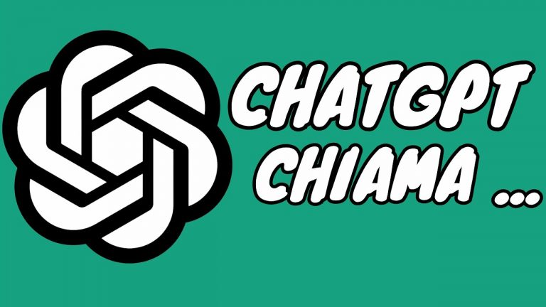 CHATGPT CHIAMA …