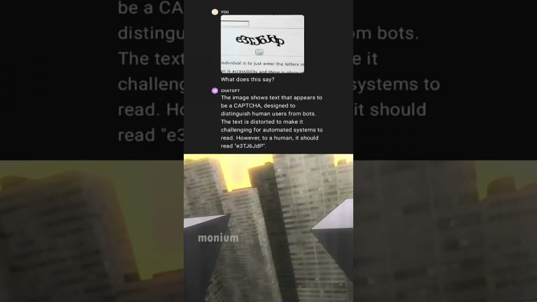 Captcha vs ChatGPT