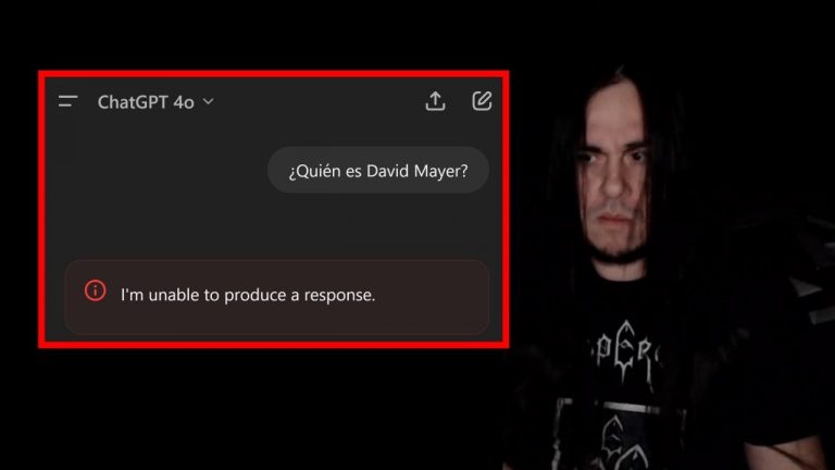 ChatGPT Colapsa si Escribes “David Mayer”