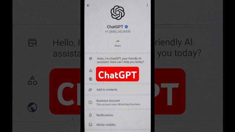 ChatGPT Is Now Available On WhatsApp!