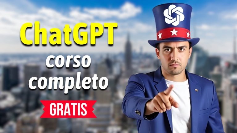 ChatGPT: corso completo gratis! Usala da maestro in 1 ora