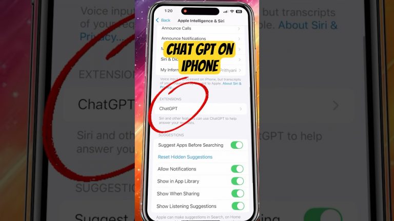 ChatGPT on iPhone