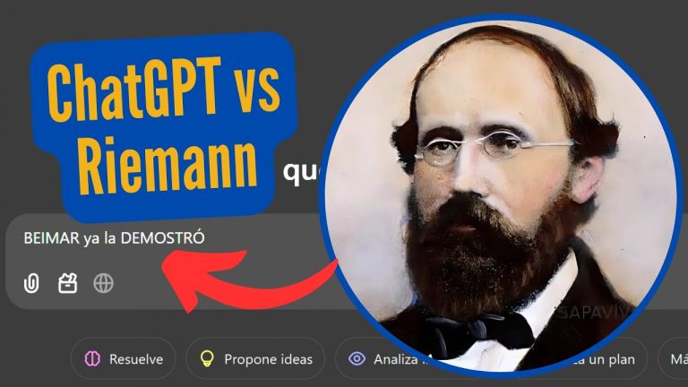 ChatGpt vs La Hipótesis de Riemann (Problema del Milenio)