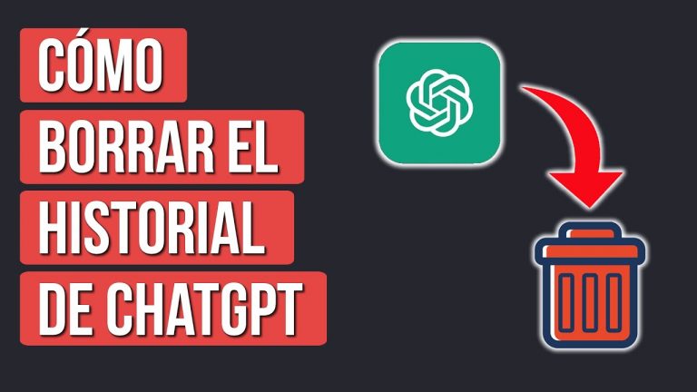 Como Borrar Todo el Historial de Chatgpt