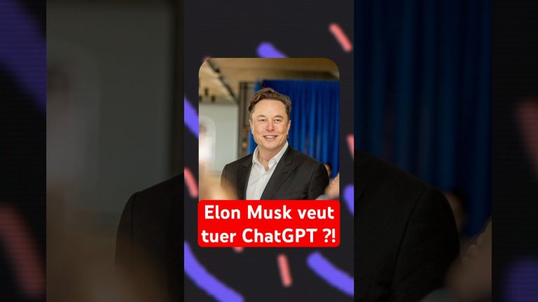 Elon Musk veut tuer ChatGPT ?! #elonmusk #openai #chatgpt