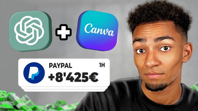 Gagne 500/Jour avec ChatGPT + Canva (100% Gratuit)