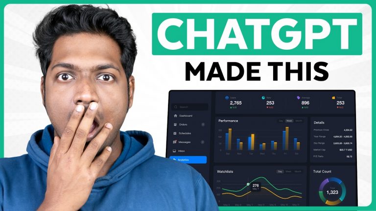 How I Built a ONE CLICK Excel Dashboard with ChatGPT