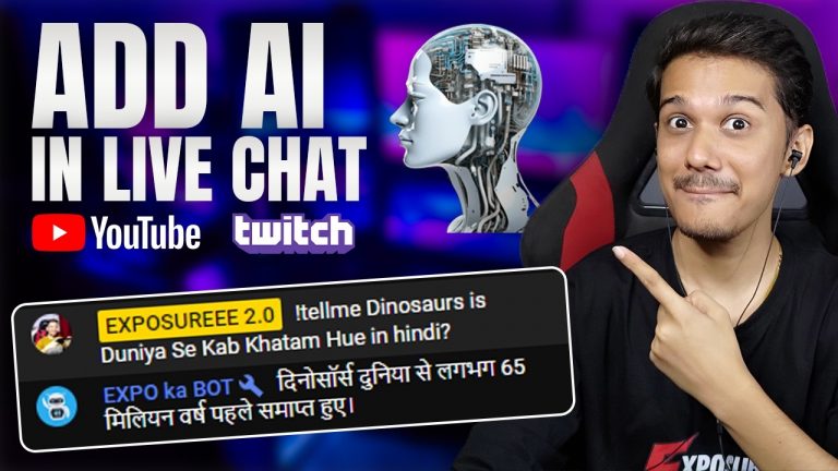 How to Add AI to Your Youtube Live Stream Chat [FREE] ChatGPT