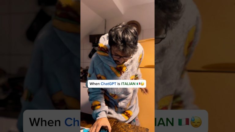 Italian ChatGPT is a Food N@zi? | Mango & Basil #comedy #italianfood #pastawithchicken