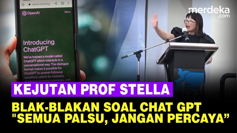 Kejutan Fakta Prof Stella, Jangan Asal Percaya ChatGPT: Semuanya Palsu!