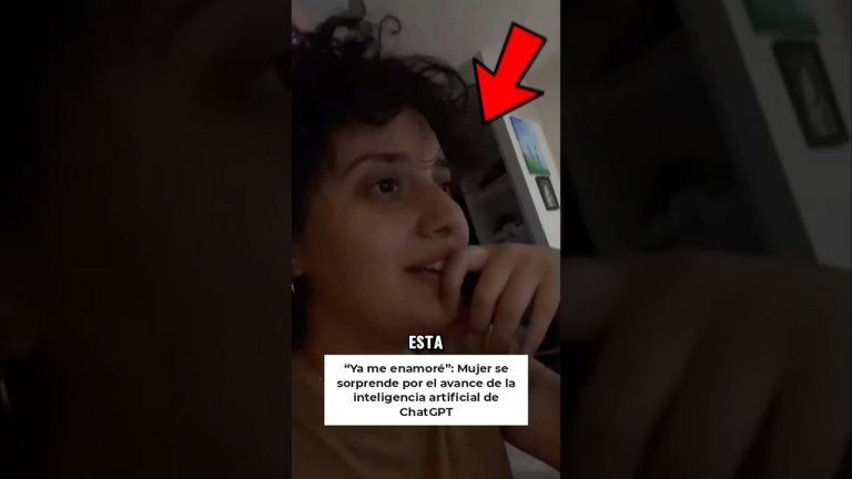 Mujer se sorprende por el avance de la inteligencia artificial de ChatGPT. #noticias #viral