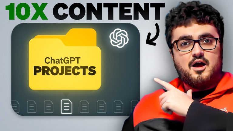 New ChatGPT Projects Is AMAZING For Content Generation