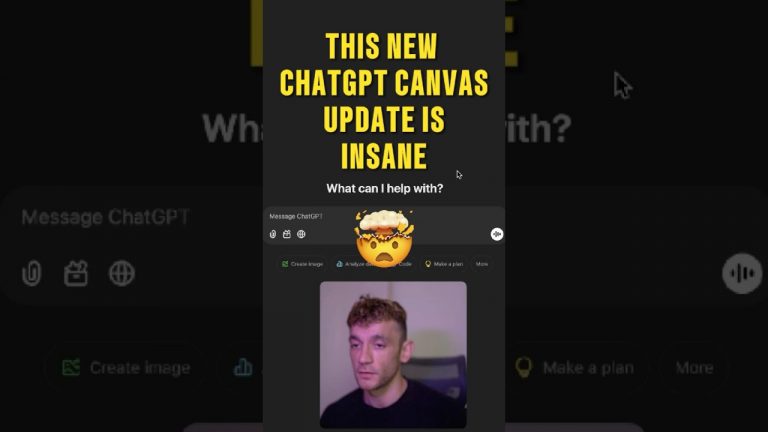 This NEW ChatGPT Canvas Update is INSANE