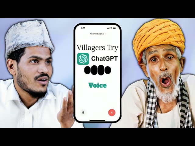 Villagers Try ChatGPT Voice for the First Time!