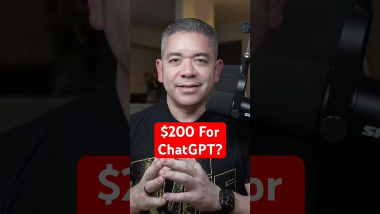 Would You Pay $200 For ChatGPT?