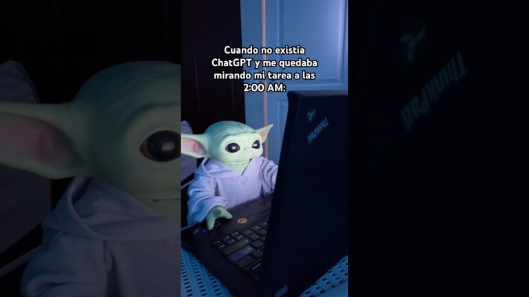 Ya no recuerdo cómo era la vida antes de ChatGPT #humor #meme #babyyoda #chatgpt