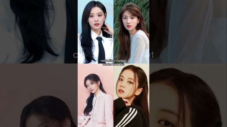 celebrities ChatGPT thinks I look like..? #chatgpt #celebritylookalike #kimjiwon #baesuzy #jisoo