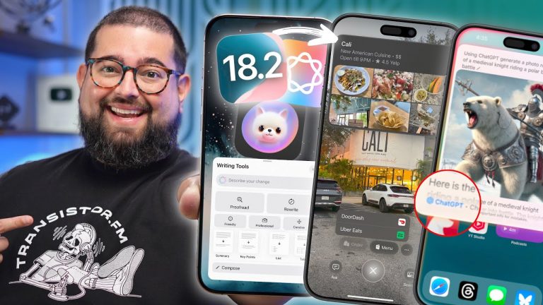 iOS 18.2 is OUT with 15+ BIG New Features! Visual Intelligence, ChatGPT, Image Playgrounds