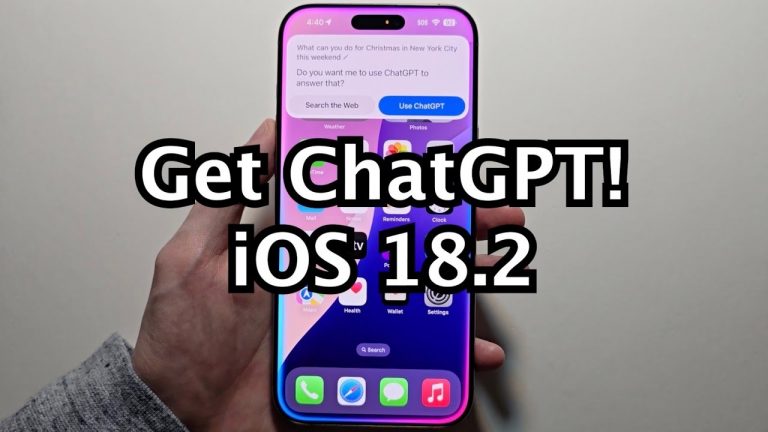 iPhone How to Use ChatGPT! (iOS 18.2)